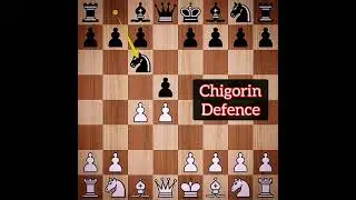 Alekhine's beautiful trap in Queens Gambit Chigorin Defence