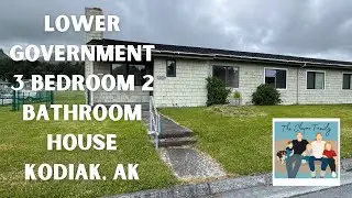 Kodiak, Alaska Lower Government 3 Bedroom 2 Bathroom Coast Guard Housing Video Tour