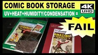 My Comic Book Storage Experiment Failed - Bad Comic Storage Locations Talk - 4K