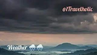 Roaming around Countryside | Cloudy 🌨️☁️☁️ Weather | Rain Come Soon @iTravelholic