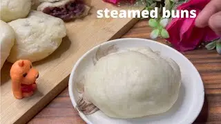 Fluffy steamed buns filled with sweet red beans :: Jjinppang::Food Menu