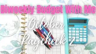 Budget With Me | Budget By Paycheck | October 2021 | Extra Money This Pay Period!!
