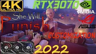 She Will Punish Them - Customizing Character - Every Details - Gameplay - First Try ✨2022✨4K - UHD