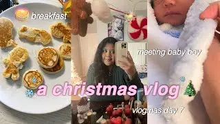 A christmas vlog 🎄 gingerbread, chaos, visiting fam | vlogmas day 7