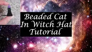 Beaded Cat In Witch Hat Tutorial! Easy Beading Project