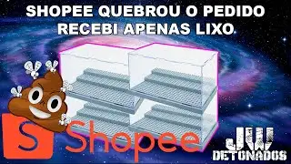 UNBOXING #421 - CAIXA EXPOSITORA (MODELO: 10705-GY) [ SHOPEE QUEBROU A MINHA ENCOMENDA ]