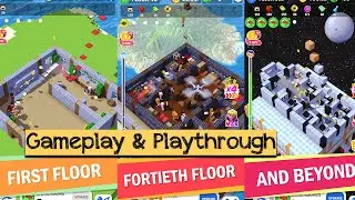 Tower Craft 3D - Idle Block Building Game - Android / iOS Gameplay