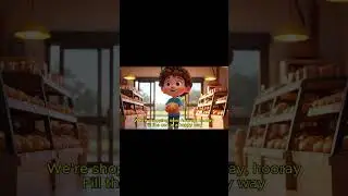 🛒 Shopping Song &ndash; Let&rsquo;s Go Shopping! | #Shorts | Tunibee