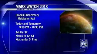 Two more opportunities to see Mars at UT this week
