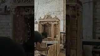 wooden home temple | mandir designs for home 🛕✨️ | लकड़ी के मंदिर 🚩 | South Indian mandap #diwali