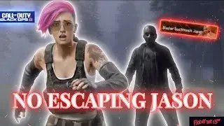 THE SCARIEST COD Mode EVER! hiding from Jason Voorhees in BO6 Slasher Deathmatch{no commentary}