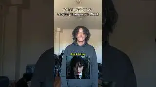 Когда пытаешься сделать косплей, но ты чёрный