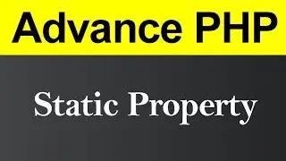Static Properties in PHP (Hindi)