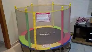 Review pula pula / cama el&aacute;stica / trampolim infantil 1,52cm