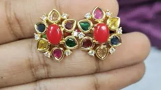 Exclusive stone earrings,necklace collection|whatsapp 8754252999 #earrings#necklace #fashion#jewelry