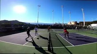 2022 USAPA Nationals Men's Pro Wes Burrows Travis Rettenmaier Joey Farias Unicorn Jean Baptiste
