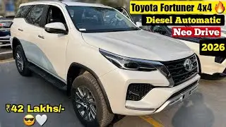 Fortuner Neo Drive 🔥 अब 14+ Mileage 😎 | Toyota Fortuner 4x4 Diesel Automatic Neo Drive 2026