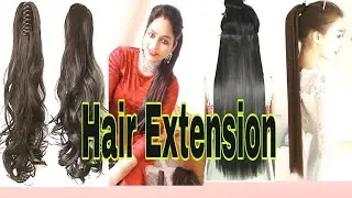 Flipkart Hair Extension Review And How To Use Hair Extension || Pihu #versatile