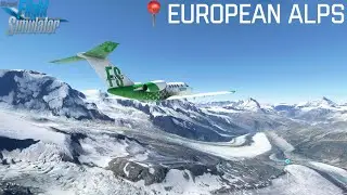 Flying Over The European Alps - Microsoft Flight Simulator 2020 ft. @AviationBuddy