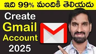 How to Create Gmail Account 2025 Telugu on Laptop or PC | Make a New Gmail ID Easy Method