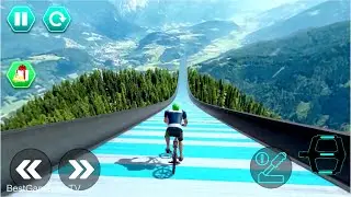 BMX Cycle Stunt Game: Mega Ramp Bicycle Racing - Android Gameplay