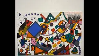 Watch Me Paint A Large Chaotic Oil Painting With Depth - Abstract Art Process Livestream!