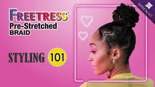 FreeTress Braid 101 and 301 // Stitch Feed-in Ponytail // Knotless Box Braids