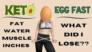 5 Day Keto Egg Fast Results | Reboot Week 1 Results | Weight, Muscle, Fat, Inches - What did I lose?