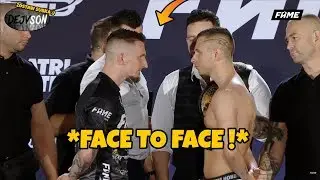 RAFONIX VS ISAMU OFICJALNE WAŻENIE I FACE TO FACE ! | FAME MMA 5