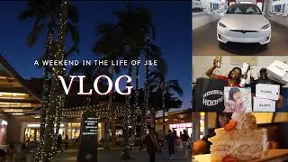VLOG | A WEEKEND in the Life of J&E | Come Shop & Eat w/ us