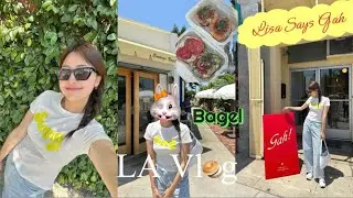 [LA Vlog]#엘에이#베이글#couragebagel 🥯🍅/ Lisa Says Gah 🦐💛/ Intelligentsia Coffee ☕️ #silverlake