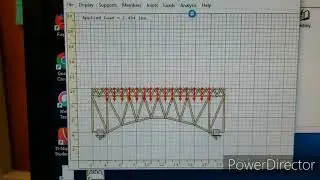 Model Smart 2D - Deck Arch Truss Bridge Test 1