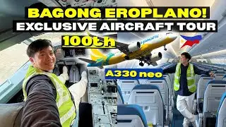 EXCLUSIVE TOUR sa 100th Aircraft ng Cebu Pacific! 🇵🇭✈️ A330 NEO Aircraft | Wander J