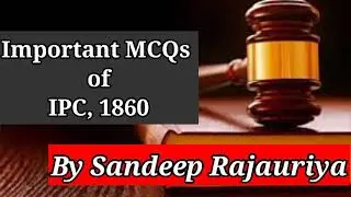 Important mcqs of Indian Penal Code, 1860