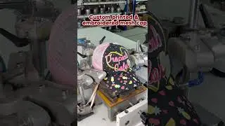Custom Kids Trucker Hat | Embroidery, Prints & Hat-Making Details #cap #customhats #truckerhat #hat