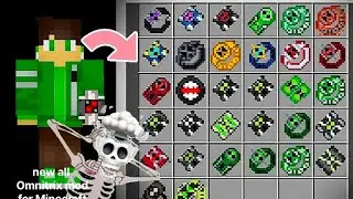 Ben 10 mod for Minecraft pocket edition All Omnitrix of omniverse classic and UAF