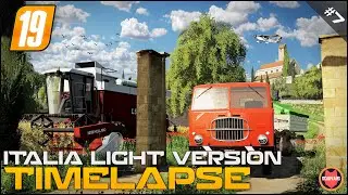 Drilling & Harvesting Canola, Selling Wheat ⭐ FS19 Italia Light Version Timelapse