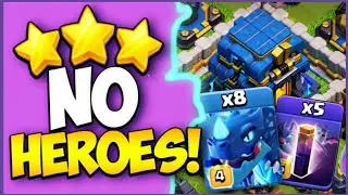 Th12 NO Heroes attack strategy | TH12 Attack Strategy | Clash of Clans!!