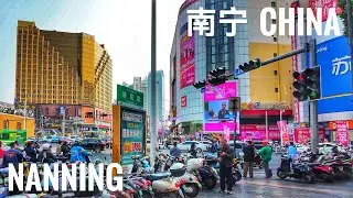 Travelling in China, Walking the City Centre of Nanning, Walking China