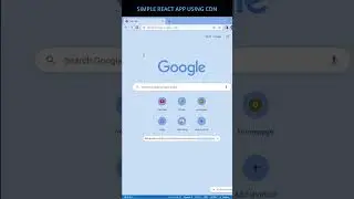 React app using CDN