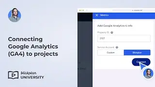 Connecting Google Analytics GA4 to projects