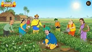 রাজা কৃষ্ণচন্দ্রকে দিয়ে জমি চাষ করালেন গোপাল! || Gopal Bhar || Best Of Gopal Bhar