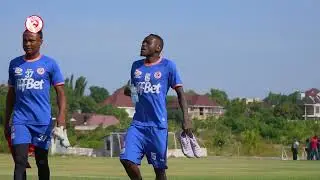 KIKOSI KILIVYOWASILI MO SIMBA ARENA KUANZA MAANDALIZI YA KUWAVAA COASTAL UNION