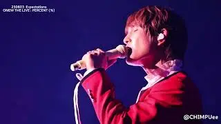 250803 Expectations ONEW THE LIVE : PERCENT (%) 