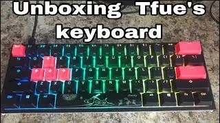 Unboxing The Ducky Keyboard (Tfue's Keyboard)
