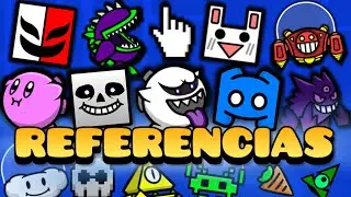 TODAS las REFERENCIAS de Geometry Dash 2.2 (Iconos y logros)