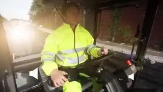 Volvo DD105 compactadores de asfalto, la cabina//Asphalt Compactor Cab Operator environment