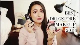 BEST Drugstore Makeup 2018 | My  Fave / Most-Used Makeup of 2018