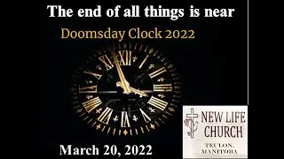 The end of all things is near - Message only