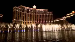 Bellagio Fountain show - Pink Panther HD